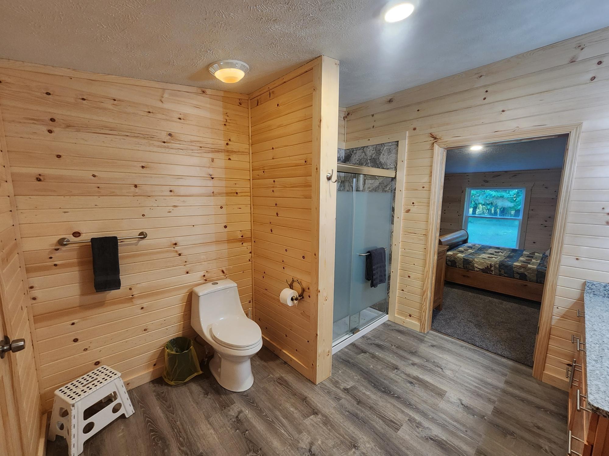 Full Bathroom with Walk-In Shower