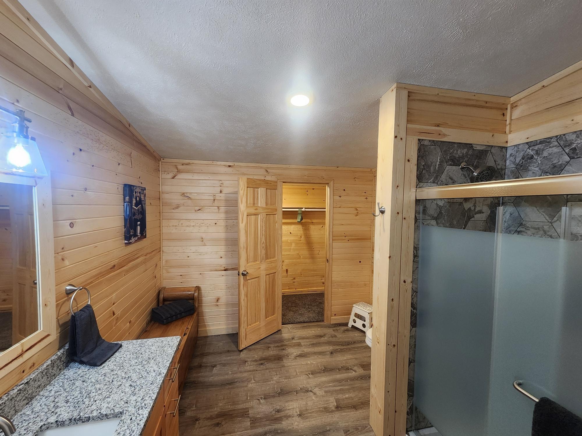 Master Bathroom with Granite Countertop