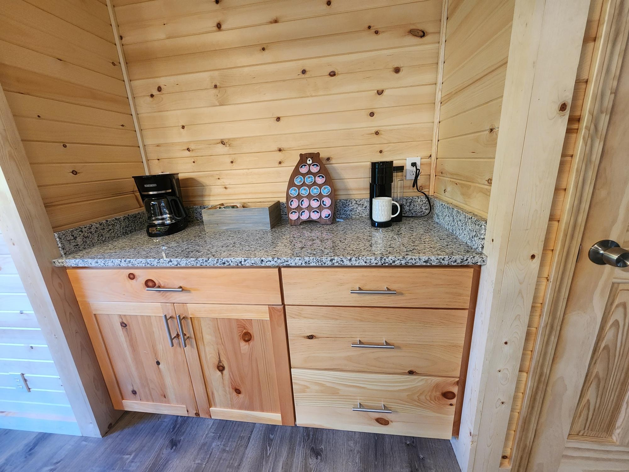 Granite Countertop & Coffee Station
