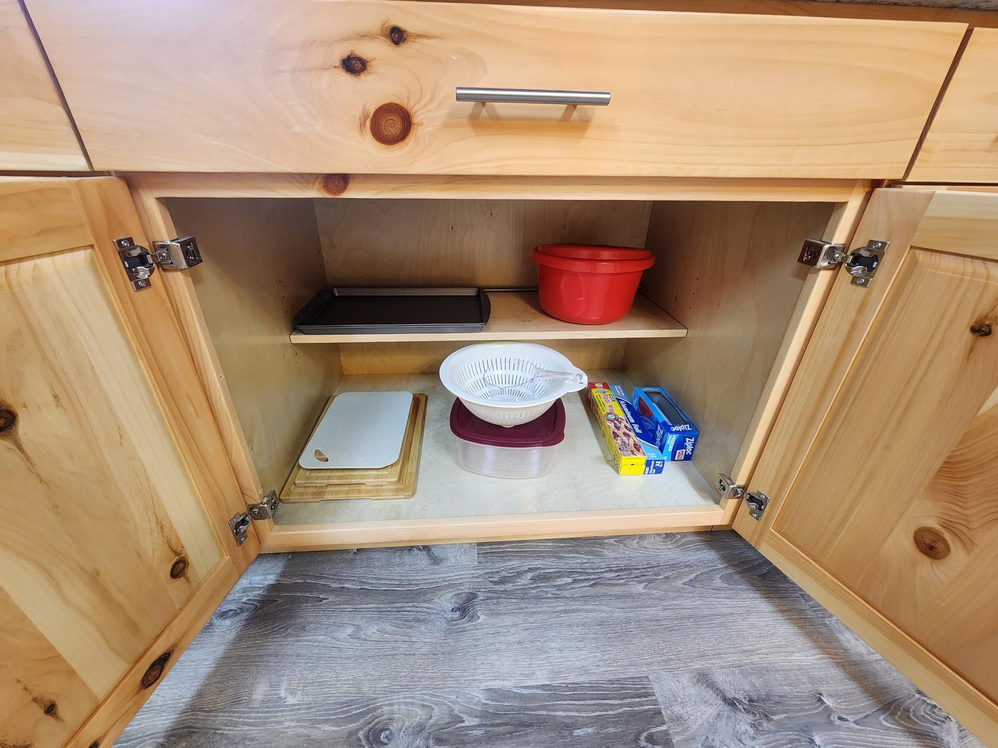 Lower Cabinet Storage