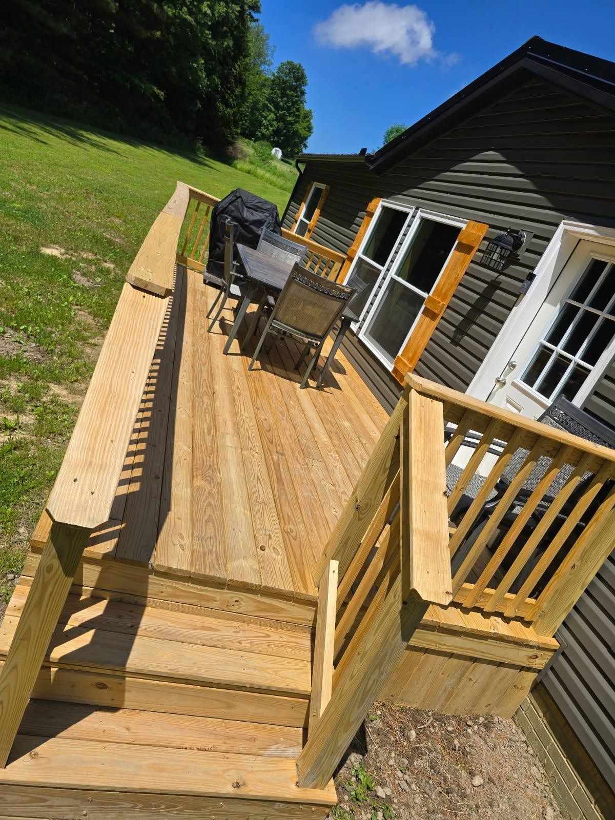 Porch with Grill & Outdoor Seating